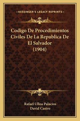 Codigo De Procedimientos Civiles De La Republic... [Spanish] 1168102812 Book Cover