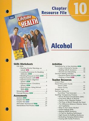 Holt Lifetime Health Chapter 10 Resource File: ... 0030681022 Book Cover