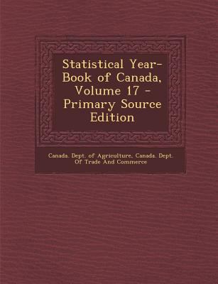 Statistical Year-Book of Canada, Volume 17 [Multiple languages] 1289958882 Book Cover