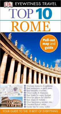 Top 10 Rome [With Pull-Out Map] 0756696585 Book Cover