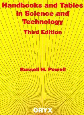 Handbooks and Tables in Science and Technology 0897745345 Book Cover