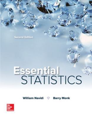 Essential Statistics 1259570649 Book Cover