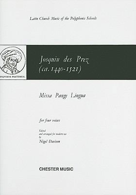 Missa Pange Lingua: For Four Voices [Latin] 0711924422 Book Cover