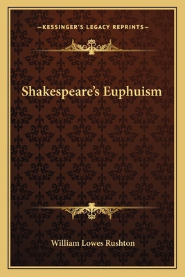 Shakespeare's Euphuism 1163588407 Book Cover