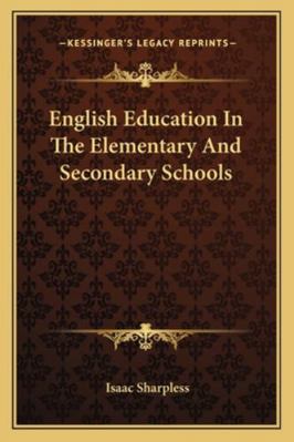 English Education In The Elementary And Seconda... 1163232394 Book Cover