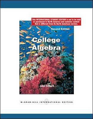 College Algebra 0071220038 Book Cover