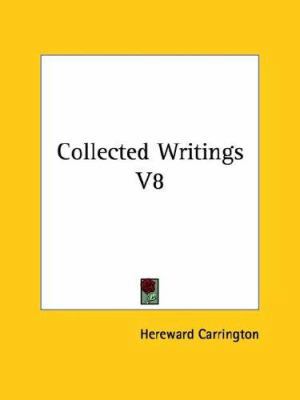 Collected Writings V8 1425481523 Book Cover