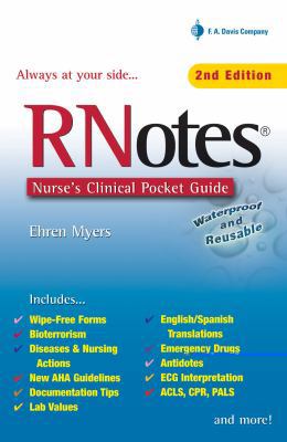 Rnotes: Nurse's Clinical Pocket Guide 0803613350 Book Cover