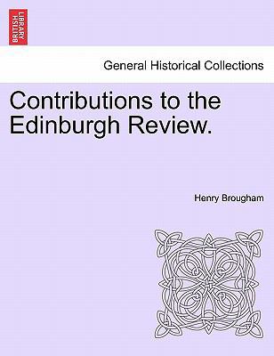 Contributions to the Edinburgh Review. 1241160783 Book Cover