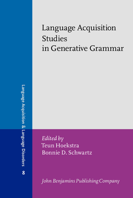 Language Acquisition Studies in Generative Gram... 1556192444 Book Cover