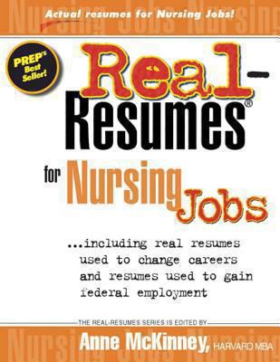 Real-Resumes for Nursing Jobs 1475093837 Book Cover