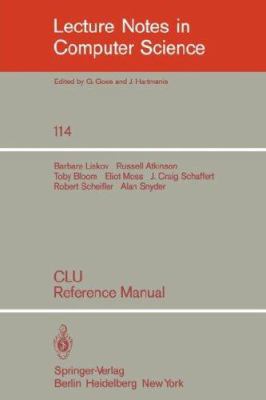 Clu: Reference Manual B007RBVWBQ Book Cover