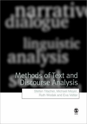Methods of Text and Discourse Analysis: In Sear... 0761964835 Book Cover