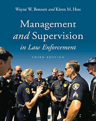 Management and Supervision in Law Enforcement 0534554318 Book Cover