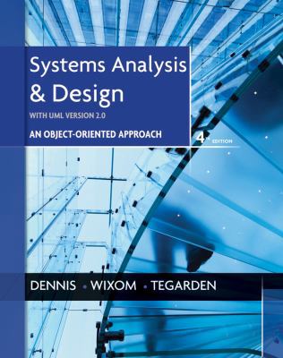 Systems Analysis and Design with UML 1118037421 Book Cover