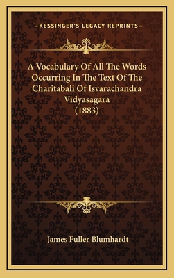 A Vocabulary Of All The Words Occurring In The ... 1168731143 Book Cover