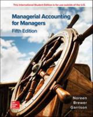 Managerial Accounting for Managers 1260570010 Book Cover