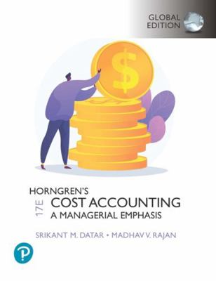 Horngren's Cost Accounting, Global Edition            Book Cover