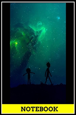 Rich and Morty notebook - best gift for Rich and Morty lovers: 6x9 inch, 120 pages, blank line, notepad, journal, Rich and Morty notebook, Rich and Morty office supplies