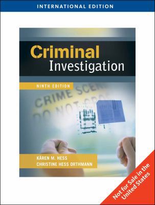 Criminal Investigation 1435486196 Book Cover