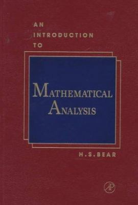 Introduction to Mathematical Analysis 0120839407 Book Cover