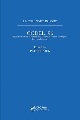 Gödel 96: Logical Foundations of Mathematics, C... 1568811535 Book Cover