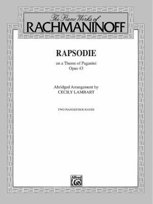 Rhapsody, Op. 43, on a Theme by Paganini (Abrid... 0769262848 Book Cover