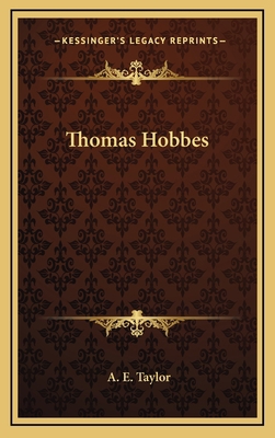 Thomas Hobbes 116349674X Book Cover