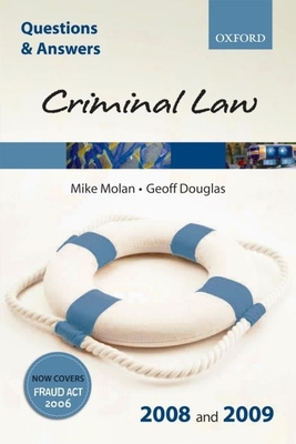 Q & A: Criminal Law 2008 and 2009 019923941X Book Cover