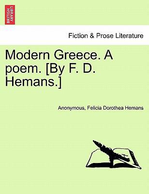 Modern Greece. a Poem. [By F. D. Hemans.] 1241027722 Book Cover