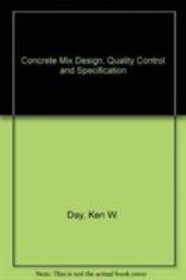 Concrete Mix Design, Quality Control and Specif... 0419181903 Book Cover