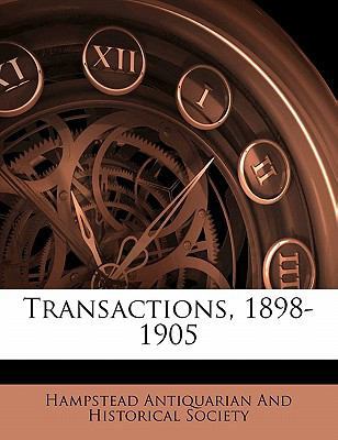 Transactions, 1898-1905 1145596223 Book Cover