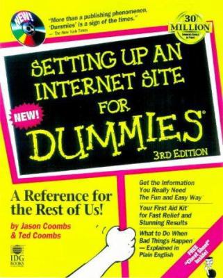 Setting Up an Internet Site for Dummies 0764503588 Book Cover