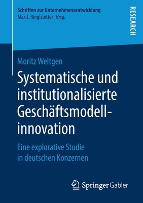Systematische Und Institutionalisierte Geschäft... [German] 3658247452 Book Cover