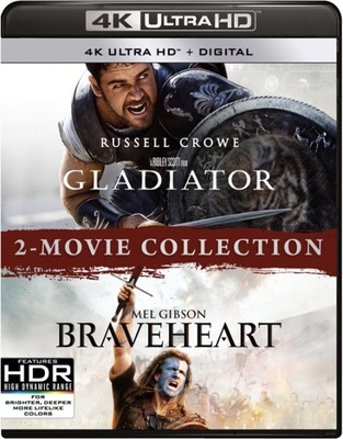 Braveheart / Gladiator            Book Cover