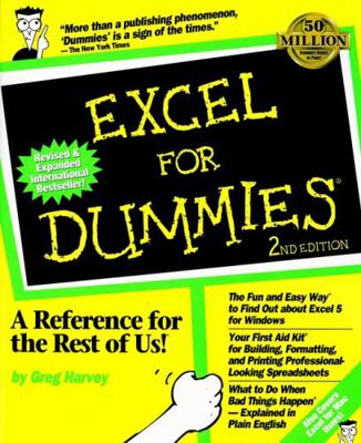 Excel for Dummies 1568840500 Book Cover