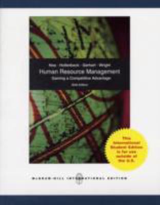 Human Resource Management 6Ed (Ie) (Pb 2008) B01N4SQ2TZ Book Cover