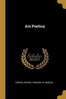 Ars Poetica; [German] 0274733242 Book Cover