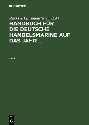1935 [German] 3112346114 Book Cover