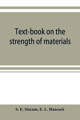 Text-book on the strength of materials 9353920884 Book Cover
