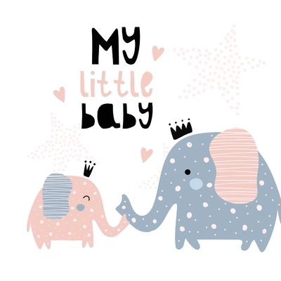 My Little Baby: Baby Shower Guest Book with Ele... 8395705344 Book Cover