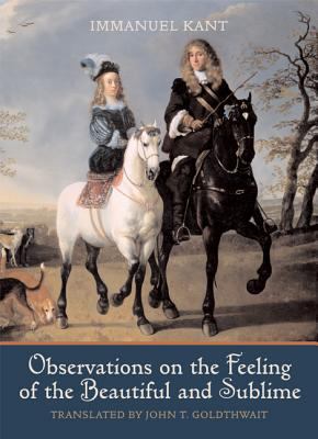 Observations on the Feeling of the Beautiful an... 0520240782 Book Cover