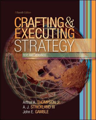 Crafting and Executing Strategy 0073137219 Book Cover