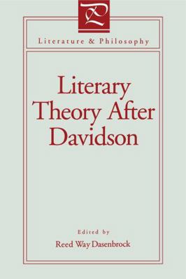 Literary Theory After Davidson 0271023279 Book Cover