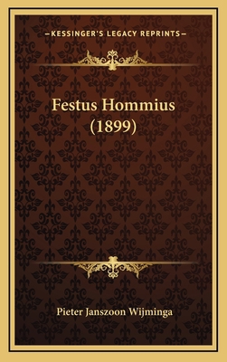 Festus Hommius (1899) [Dutch] 1165460297 Book Cover