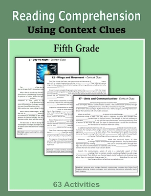 Reading Comprehension - Using Context Clues - F... B0D8LG9LHG Book Cover
