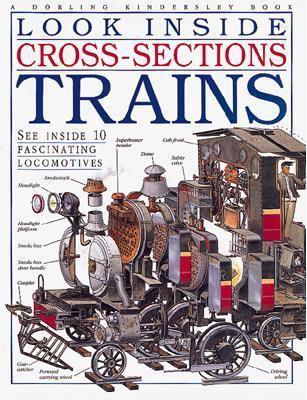 Look Inside Cross-Sections: Trains 0789403196 Book Cover