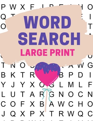 Word Search Large Print: Book Word Search Large... [Large Print] B08TFW3MZD Book Cover
