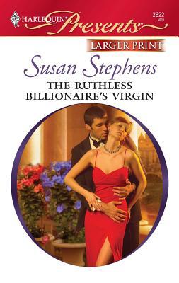 The Ruthless Billionaire's Virgin [Large Print] 0373235860 Book Cover