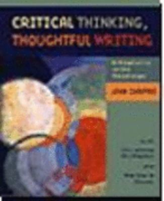 Critical Thinking, Thoughtful Writing: A Rhetor... 0395737664 Book Cover